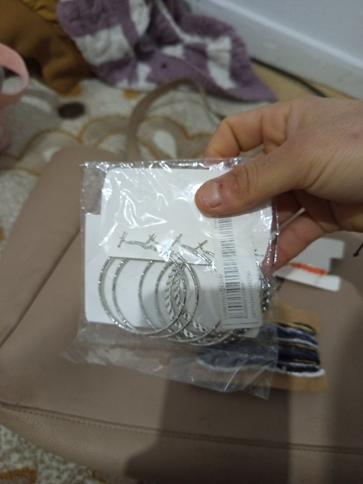 Bohem Çok Renkli Mini Boncuklu Küpe Seti ve boncuklu bilezik - Görsel 3