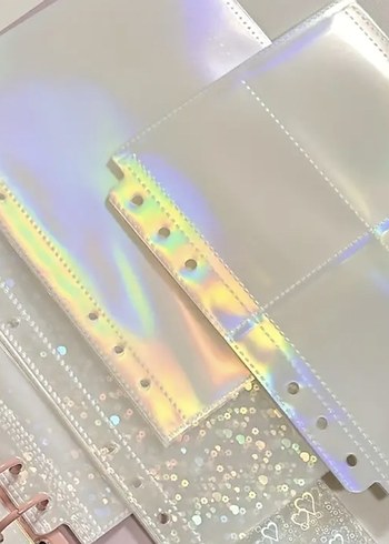 Hologramlı binder sayfası