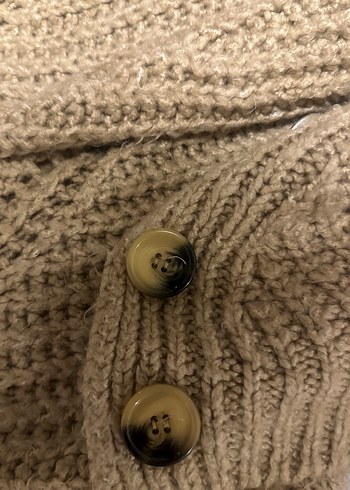 Bohem Tarzı Uzun Kollu Kahverengi Triko Kazak - Görsel 3