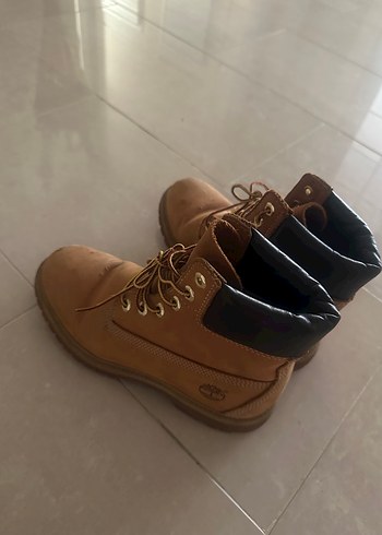 Kahverengi Deri Kadın Dolgu Topuklu Bot - Görsel 4