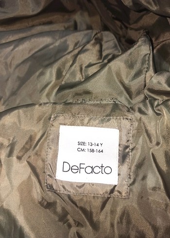 Defacto Haki Genclik Ceket