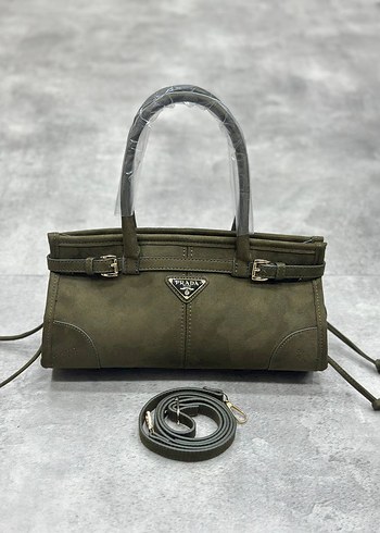 Prada Haki Prada Mini Suede El Cantasi