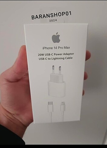 İPHONE 14 PROMAX ŞARZ SETİ ???? KAPALI KUTU ????