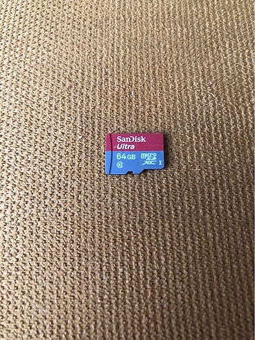 Orjinal sandisk 64GB microSD card