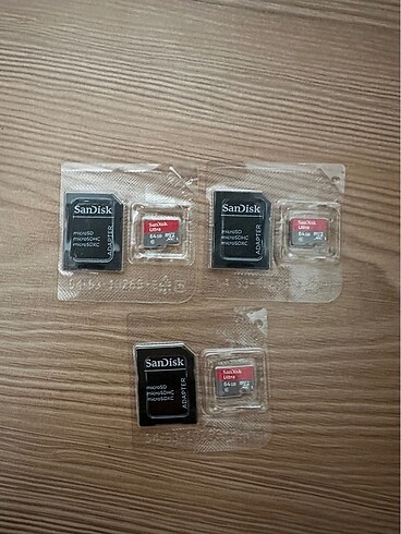 SANDİSK 64 GB MİCRO SD ADAPTÖRLÜ