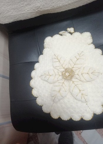 Beyaz Nakışlı çeyizlik lif - Görsel 3