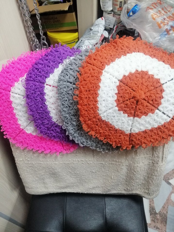 Renkli İşlemeli Yuvarlak Lif - Görsel 2