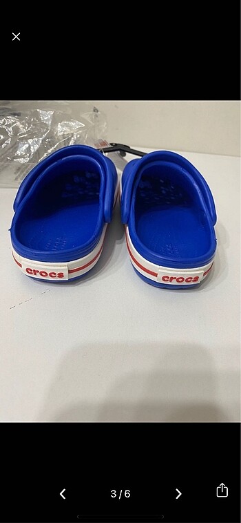 24 Beden Crocs Crocband Clog K/T Blue Bolt Unisex