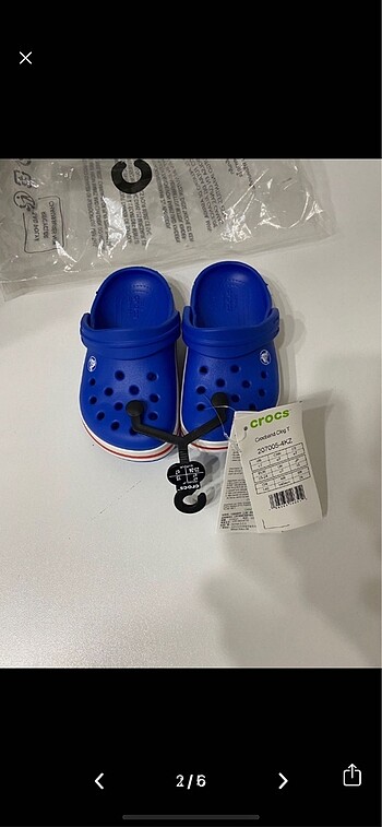 Crocs Crocband Clog K/T Blue Bolt Unisex