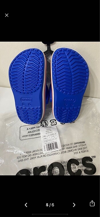24 Beden lacivert Renk Crocs Crocband Clog K/T Blue Bolt Unisex