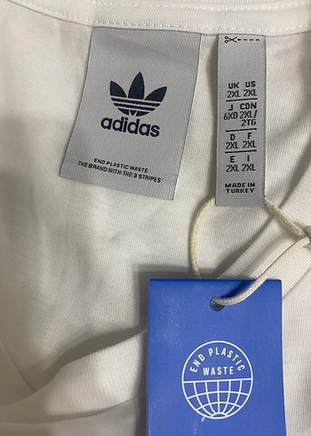 Adidas Erkek Beyaz Kısa Kollu Tişört - Görsel 5