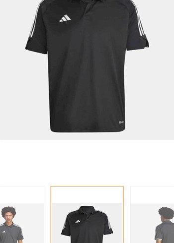 Erkek Siyah Kısa Kollu Spor Tişört - Görsel 2