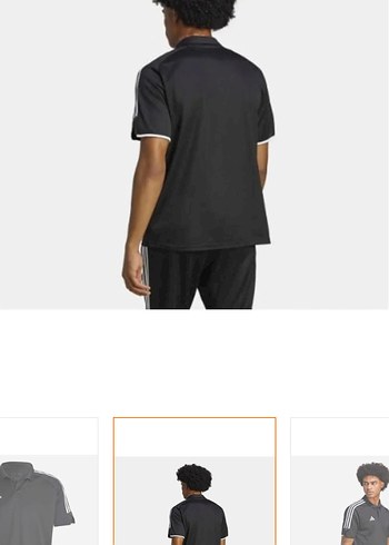 Erkek Siyah Kısa Kollu Spor Tişört - Görsel 3