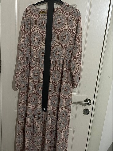 xl Beden camel Renk Elbise