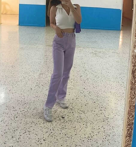 s Beden Cross Jeans Lila kot pantolon