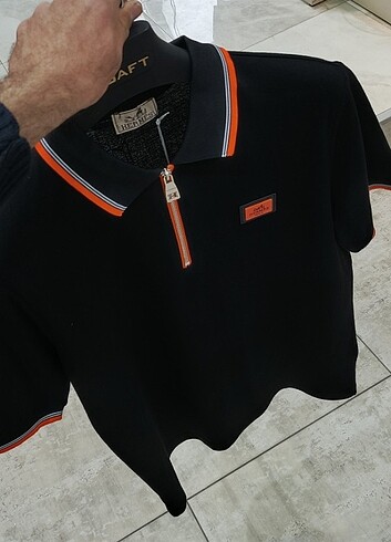 Hermes erkek yarim fermuarli tshirt