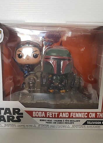 Funko POP Star Wars Boba Fett and Fennec on Throne 486