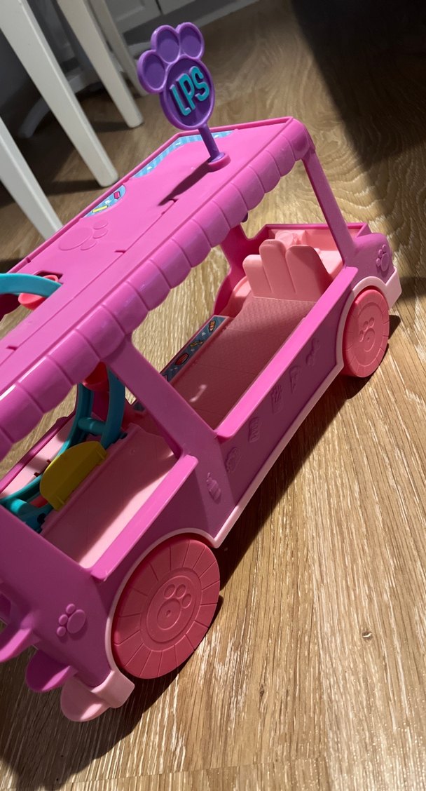 Renkli Pembe Oyuncak Araba - Görsel 4