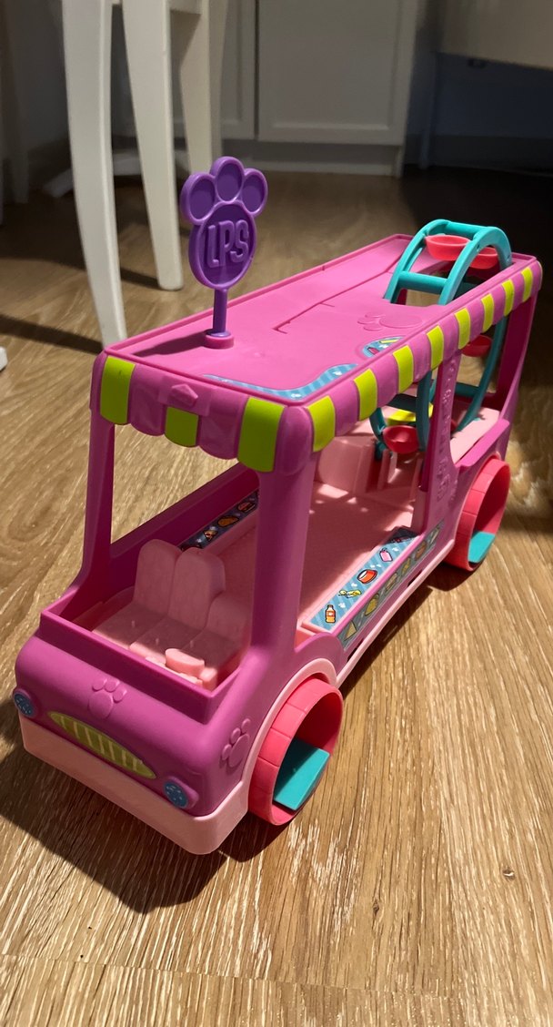 Renkli Pembe Oyuncak Araba - Görsel 2