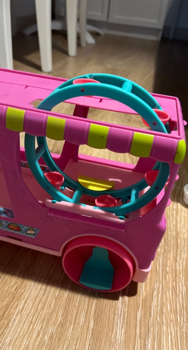 Renkli Pembe Oyuncak Araba - Görsel 3