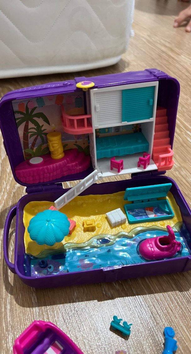 Renkli Mor ve Mavi Çocuk Sırt Çantası - Görsel 3