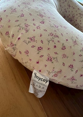 Bej Çiçek Desenli Emzirme ve Hamile Yastığı - Görsel 5