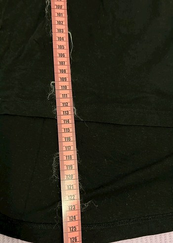 Siyah Uzun Keten Salaş Elbise - Görsel 7