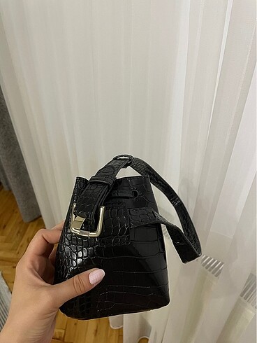  Beden siyah Renk Mango Bel Çantası