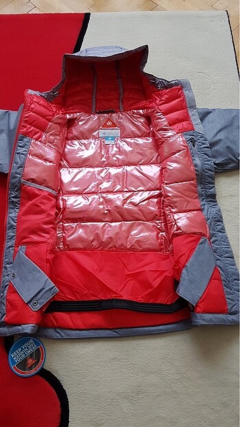 m Beden gri Renk ORJİNAL COLUMBIA TERMAL KADIN MONT