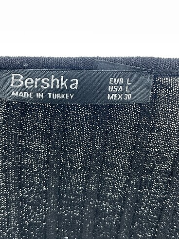 l Beden siyah Renk Bershka Uzun Elbise %70 İndirimli.
