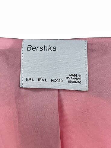 l Beden pembe Renk Bershka Blazer %70 İndirimli.