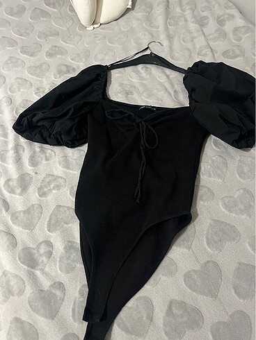 m Beden Zara Balon Kol Bodysuit