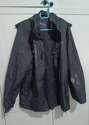 Adidas Columbia Siyah Kapusonlu Yagmurluk