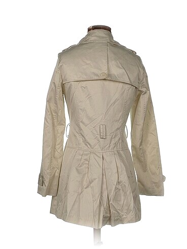 36 Beden Koton Trenchcoat %70 İndirimli.