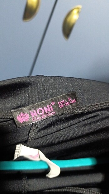 s Beden siyah Renk İspanyol paça dantelli pantalon