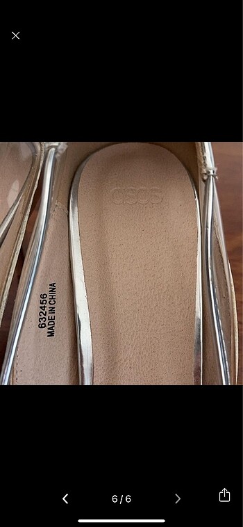 Asos gumus rengi 8 cm stiletto - Görsel 6