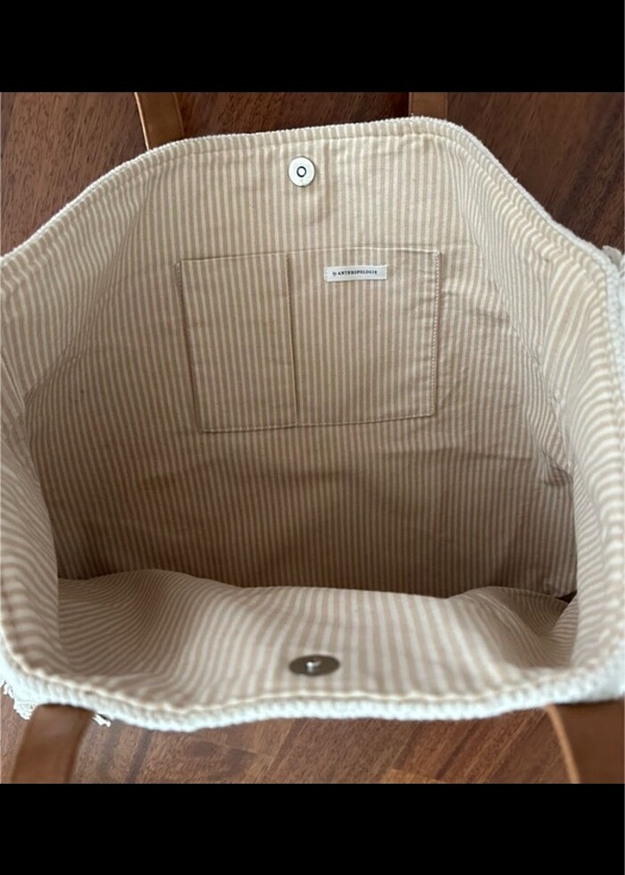 Anthropologie den harika bir plaj cantasi - Görsel 5