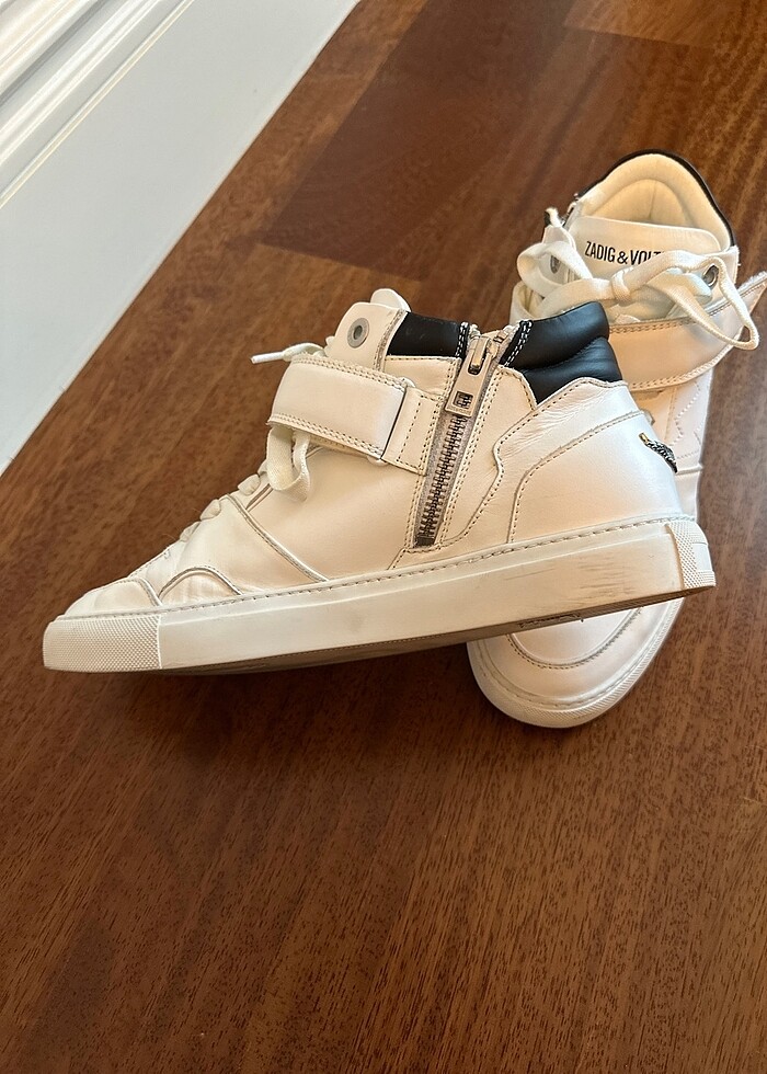 Zadig Voltaire beyaz spor ayakkabi - Görsel 2