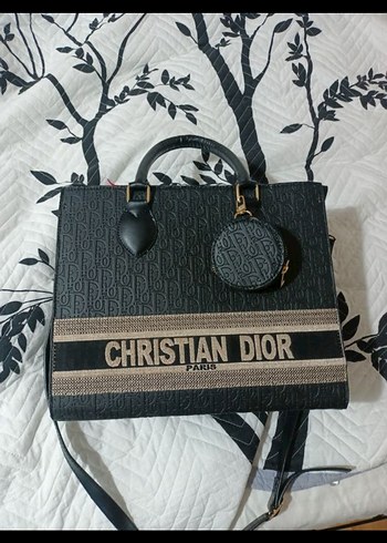 Christian Dior Siyah Baskılı Kadın Çanta