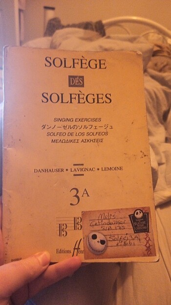 Lavignac 3A solfej kitabı