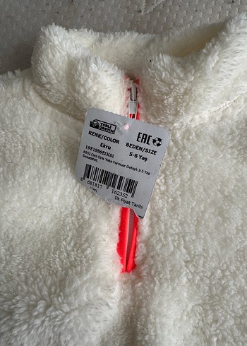 Beyaz Kürklü Kız Çocuk Sweatshirt - Görsel 2