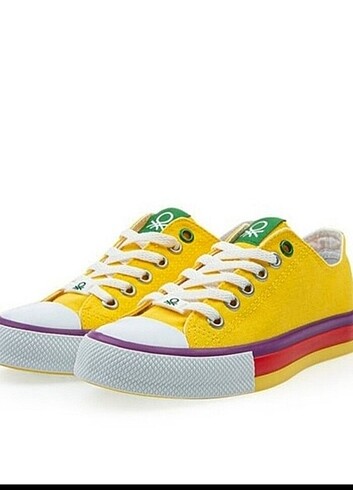 39 Beden Benetton Converse spor ayakkabı