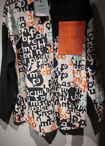 Twist Gömlek SLOGAN DESEN COLORBLOCK - Görsel 7