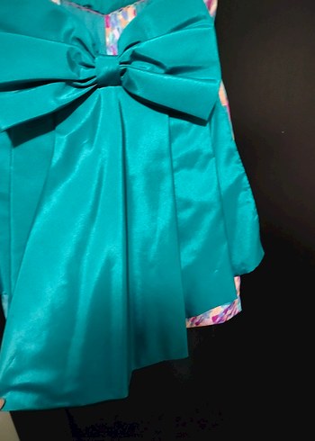 Ozel Dikim Desenli Mini Elbise 36beden - Görsel 8