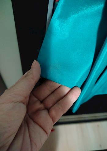 Ozel Dikim Desenli Mini Elbise 36beden - Görsel 9