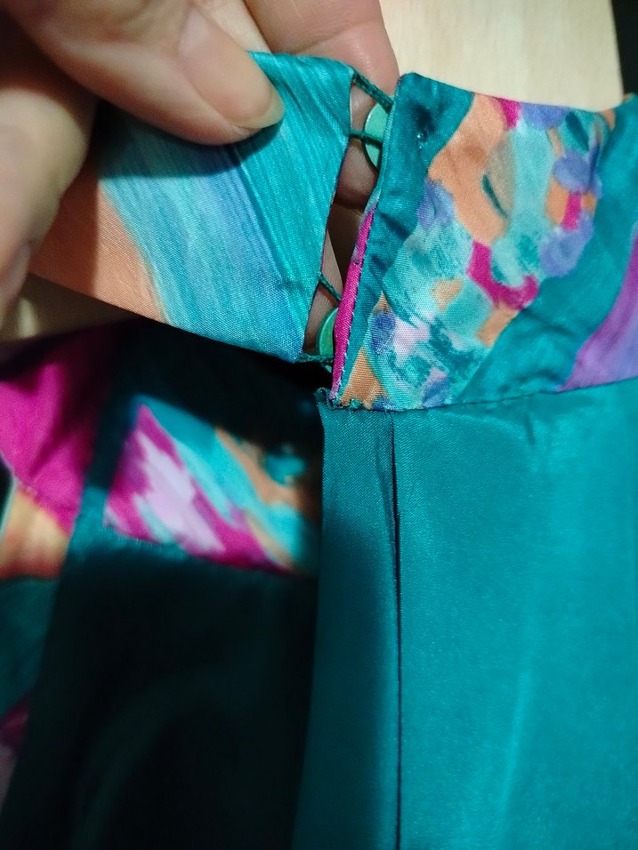 Ozel Dikim Desenli Mini Elbise 36beden - Görsel 3