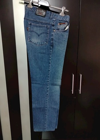 Erkek Mavi Kemerli Normal Boy Kot Pantolon 50beden - Görsel 2