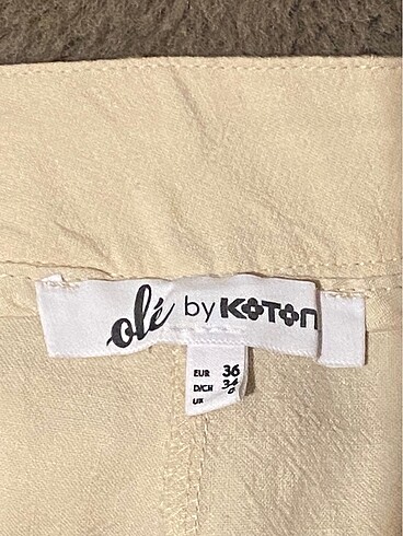 s Beden Koton Keten Şort Etek