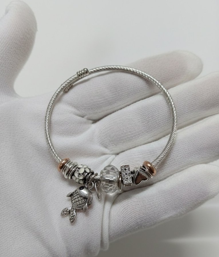 Boncuklu Bohem Deniz Kaplumbağası Bileklik - Görsel 2