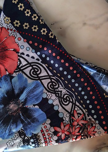 Renkli Bohem Kadın eşarp - Görsel 2